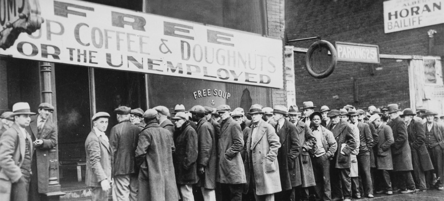 Unemployed_men_queued_outside_a_depression_soup_kitchen_opened_in_Chicago_by_Al_Capone,_02-1931_-_NARA_-_541927 copy