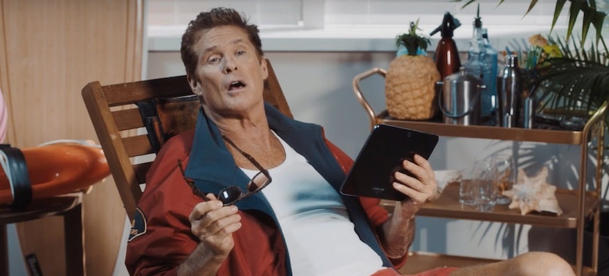 Baywatch Legend David Hasselhoff Becomes the Face of ADS Prime