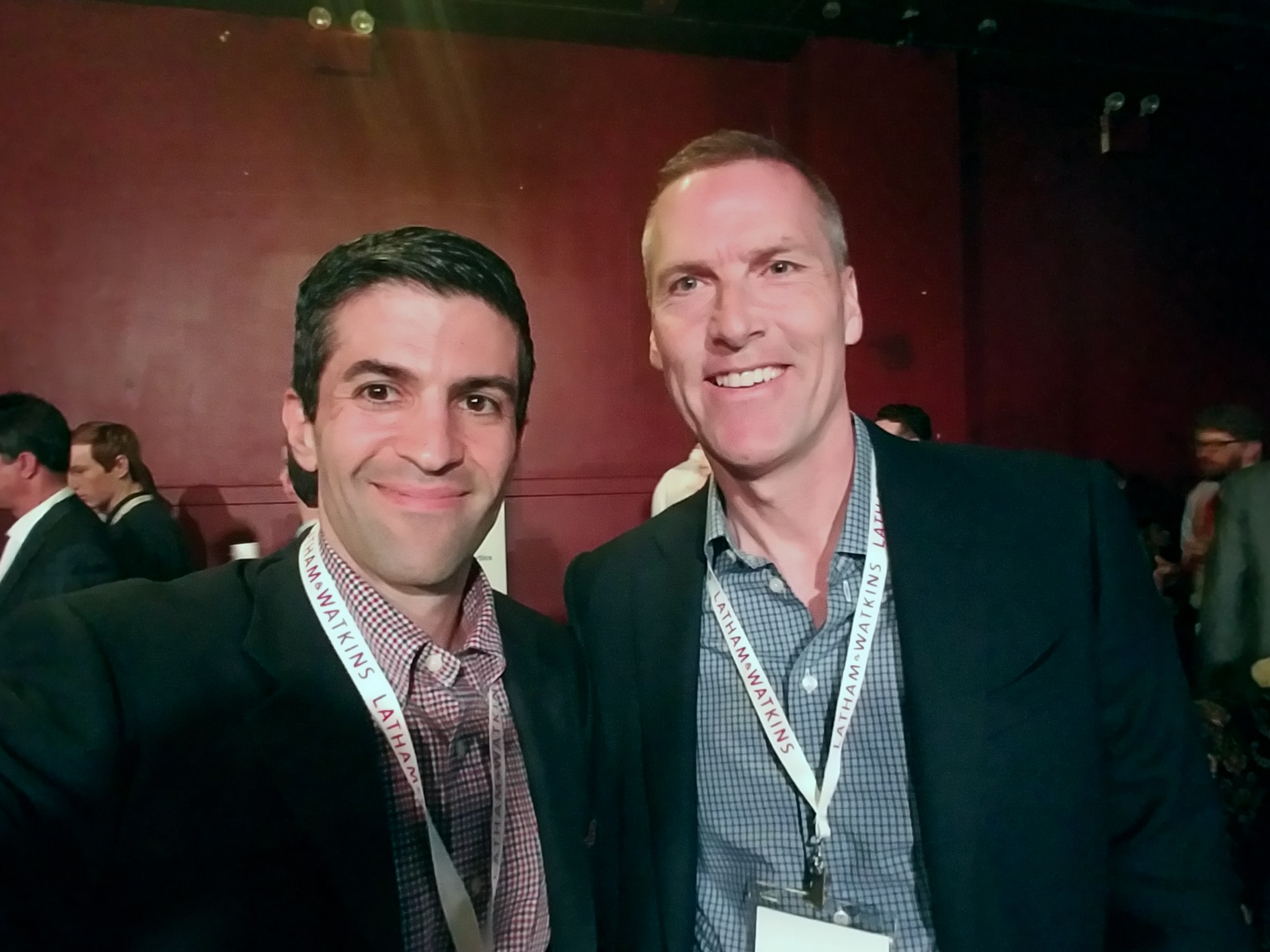 From left to right: Steven Hatzakis, Editor at FinanceMagnates.com and Tim Hockey, incoming CEO of TD Ameritrade. Selfie photo taken at Empire Startups Fintech NY event on April 26, 2016. Source: Steven Hatzakis