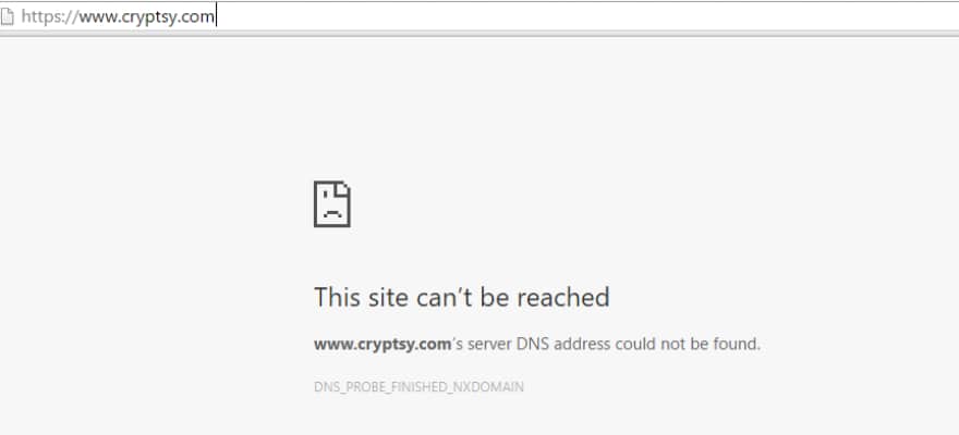 Frozen Bitcoin Exchange Cryptsy Goes Down Without Notice