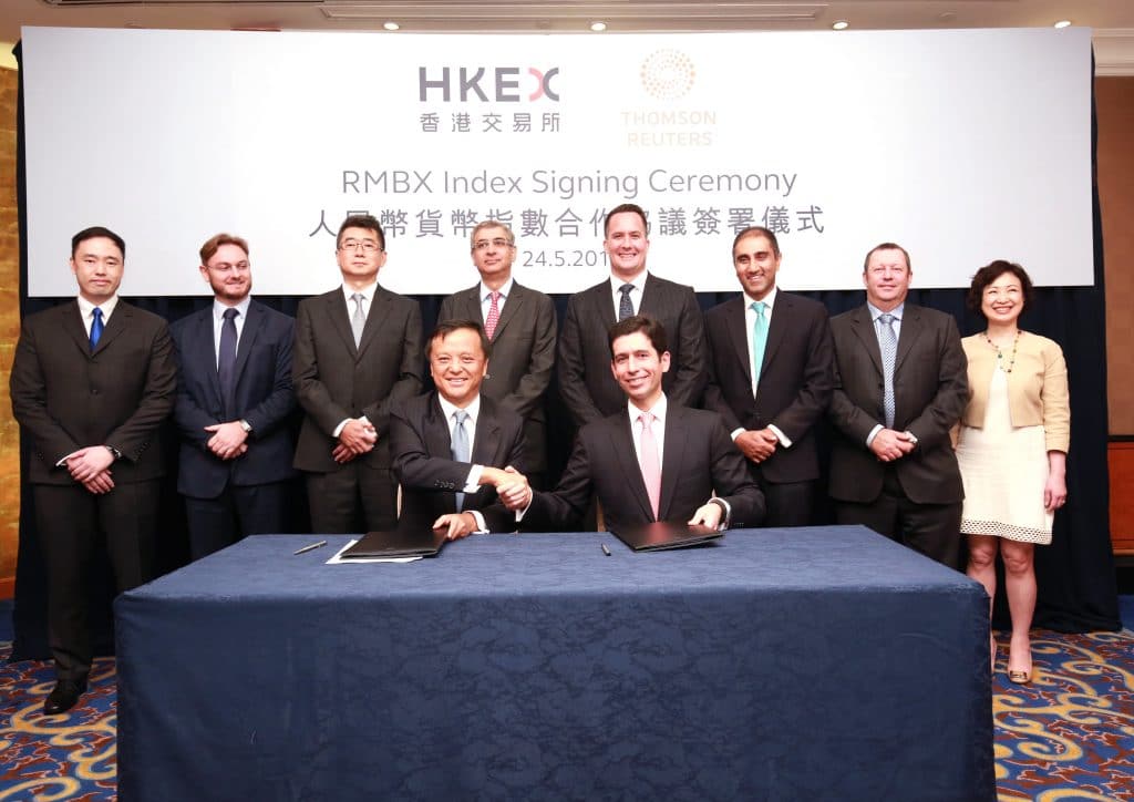 HKEX and Thomson Reuters Sign Agreement To Create New Renminbi Indices