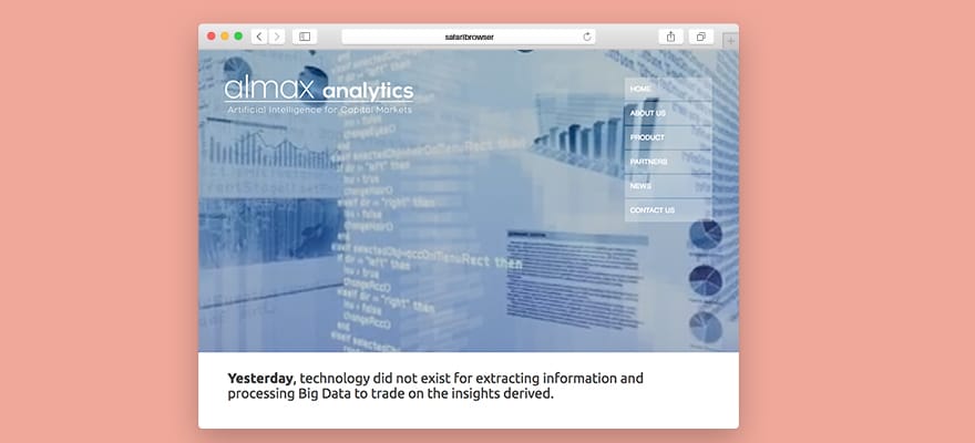 Almax Analytics Delivers Real-Time News Analytics for Capital Markets