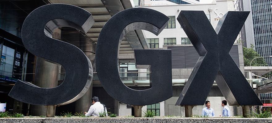 The logo of the Singapore Exchange (SGX)