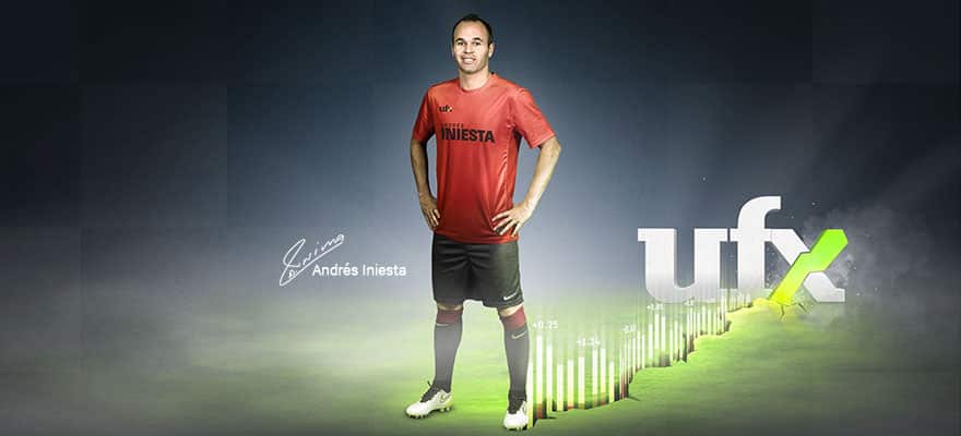 UFX Taps Football Legend Andrés Iniesta as its International Brand Ambassador
