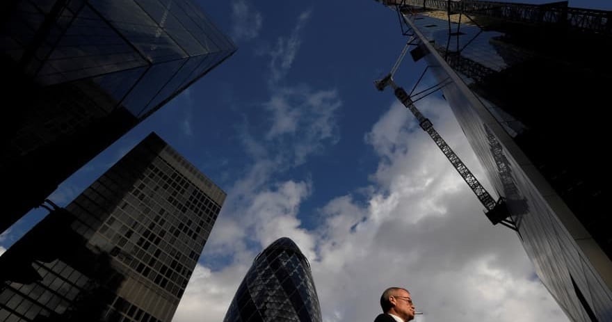 Most of London Financial District Employees Are Back to Their Desks