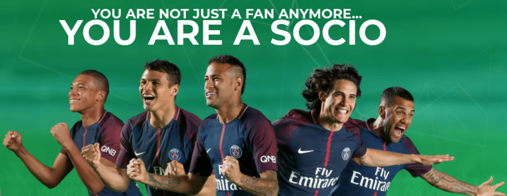 PSG Partner With Cryptocurrency Firm Socios