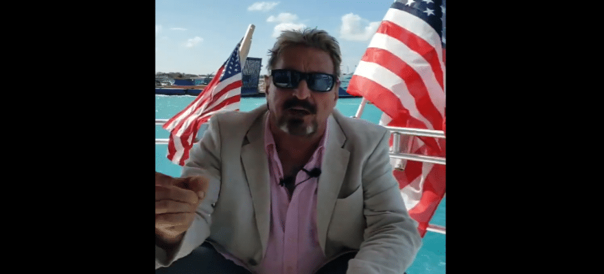 John McAfee Flees US After IRS Charges Him With "Unspecified Crimes"