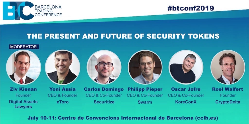 Barcelona Trading Conference 2019 - security tokens panel