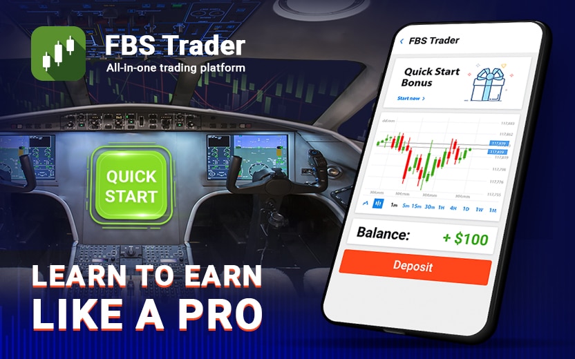 FBS Trader Features NEW Quick Start Bonus to Explore Mobile Trading