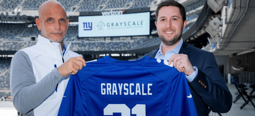 Grayscale Enters NFL Becoming New York Giants Sponsor