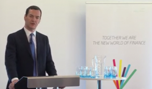 George Osborne, Chancellor of the Exchequer, speaking at Innovation Finance