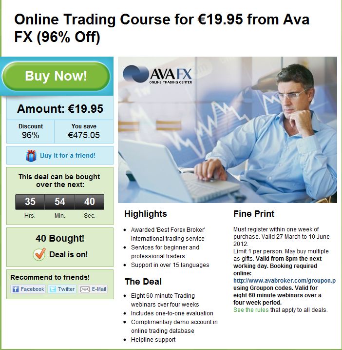 Forex trading course groupon