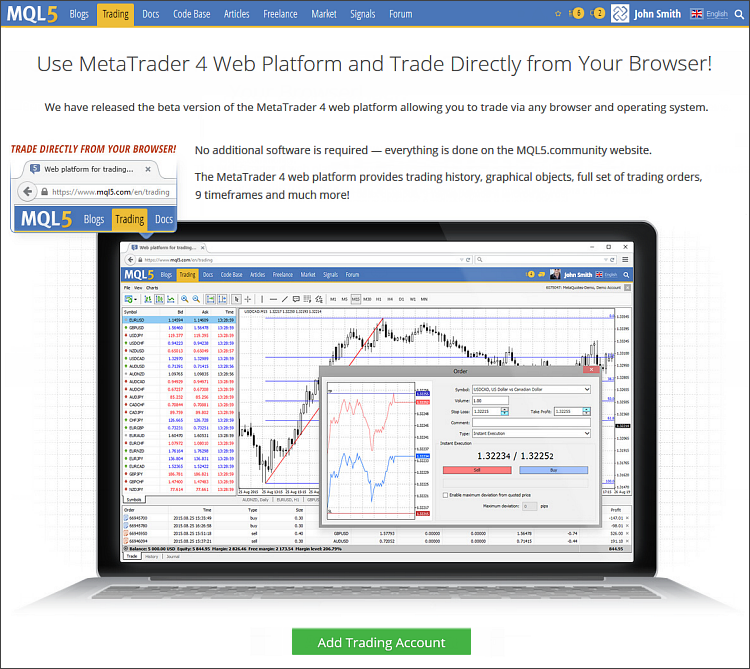 Breaking: New MetaTrader 4 Beta Build Adds Web Trading ...